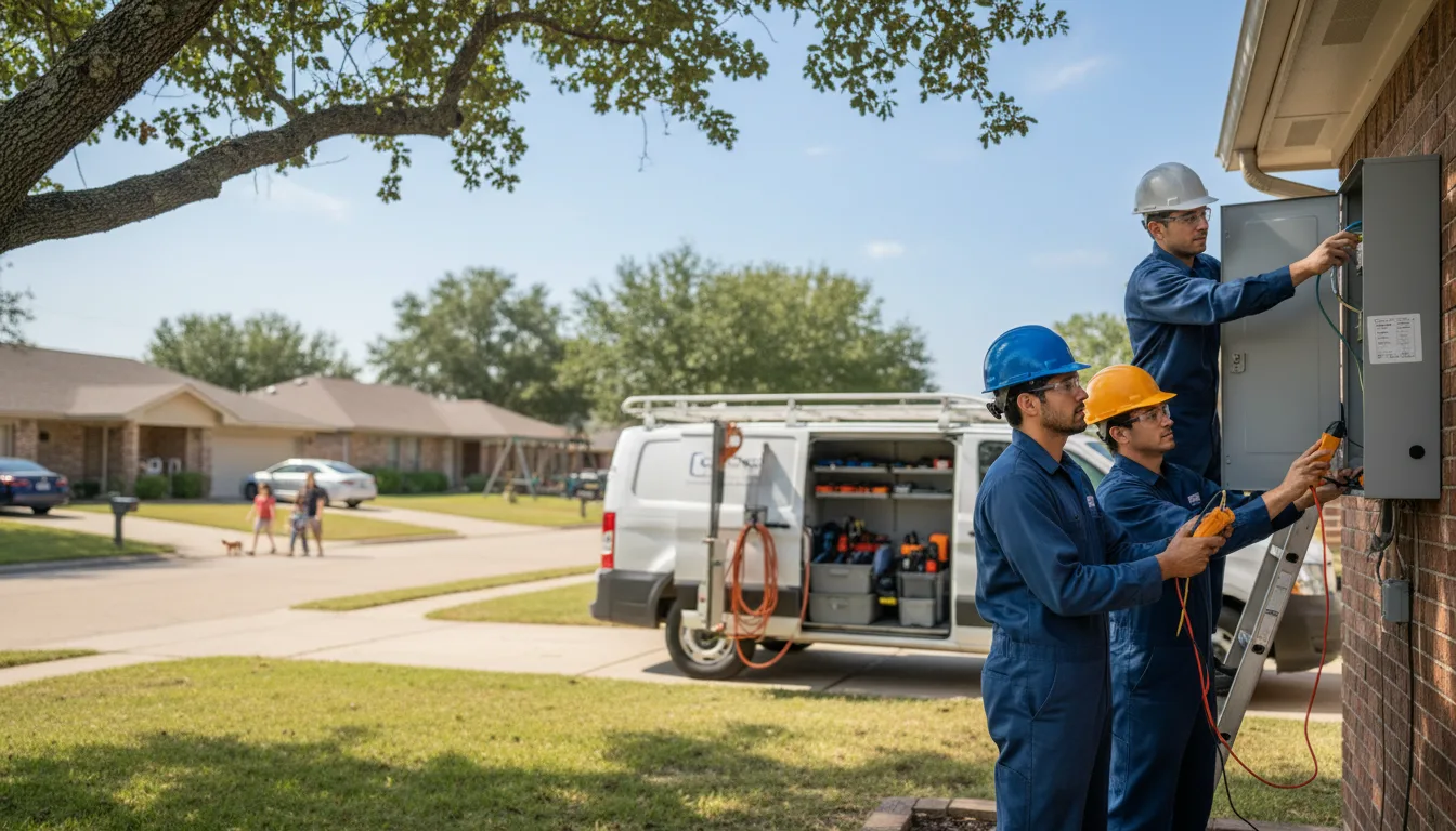 Certified electrician providing emergency electrical services in Greer, AZ